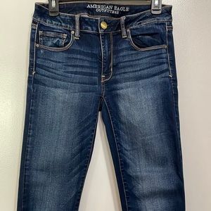 Womens American Eagle Skinny Jeans Size 6 Short